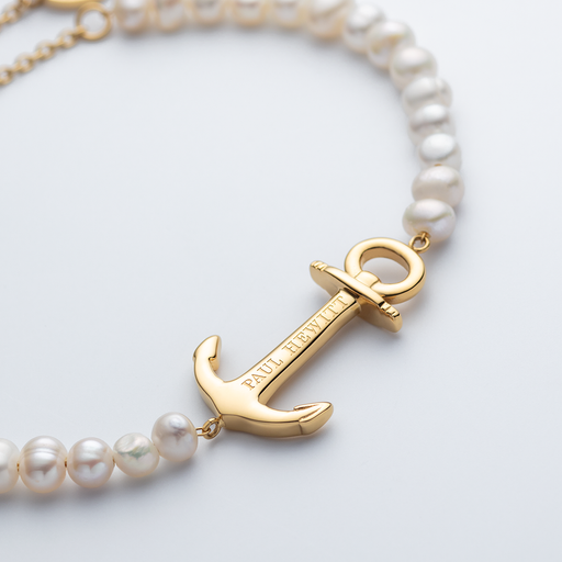 Paul Hewitt The Anchor Beads Armkette Gold Pearl Speichern exportieren