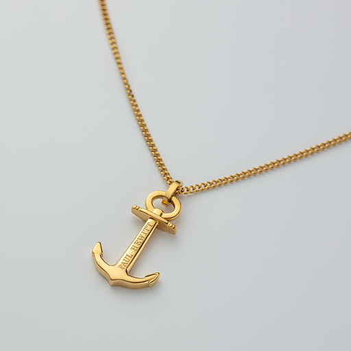 Paul Hewitt The Anchor Halskette Gold Im Verkauf