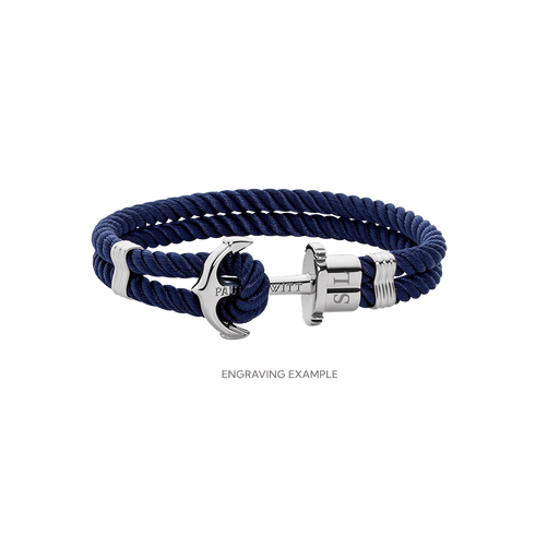 Paul Hewitt PHREP Armband Silber Marineblau Online