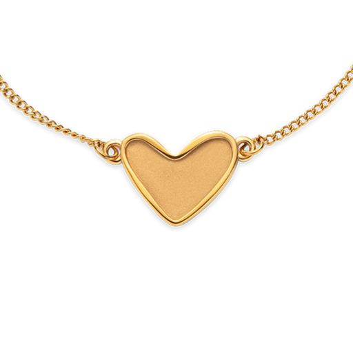 Paul Hewitt Engravable Heart Armkette Gold Begrenztes Angebot