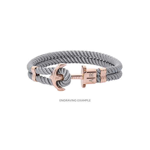 Paul Hewitt PHREP Armband Roségold Grau Saisonschlussverkauf