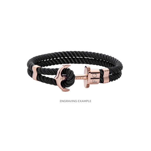 Paul Hewitt PHREP Armband Roségold Schwarz Cyber Monday