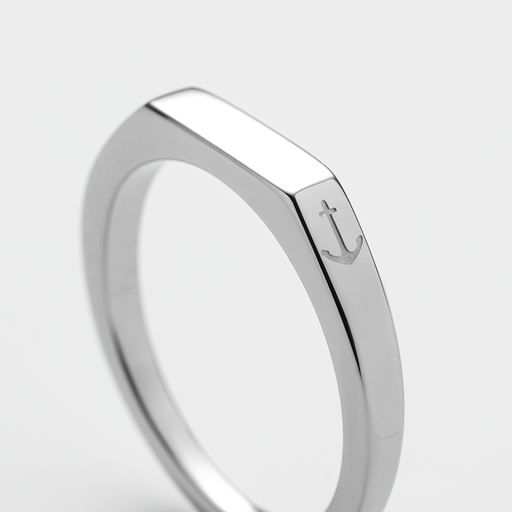 Paul Hewitt Men's Slim Signet Ring Silber Heißer Verkauf