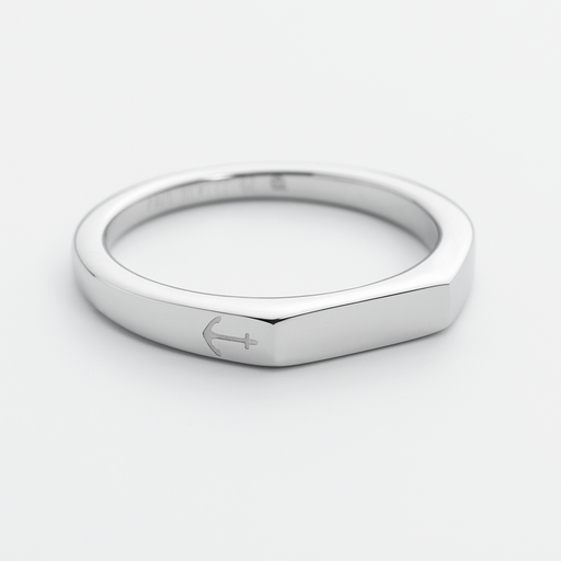 Paul Hewitt Men's Slim Signet Ring Silber Heißer Verkauf