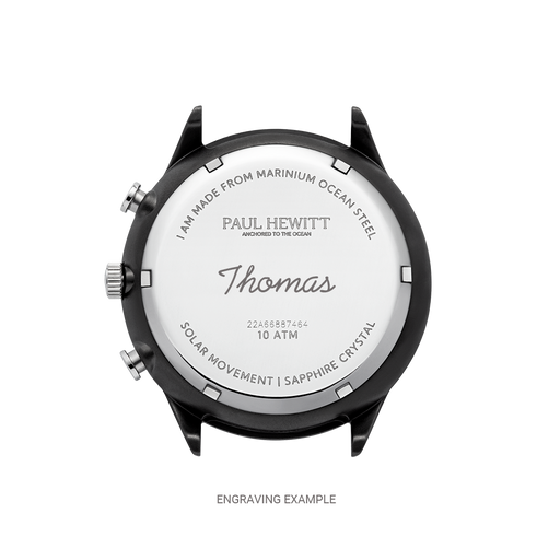 Paul Hewitt Chrono Uhr Schwarz Zeitlich begrenztes Angebot