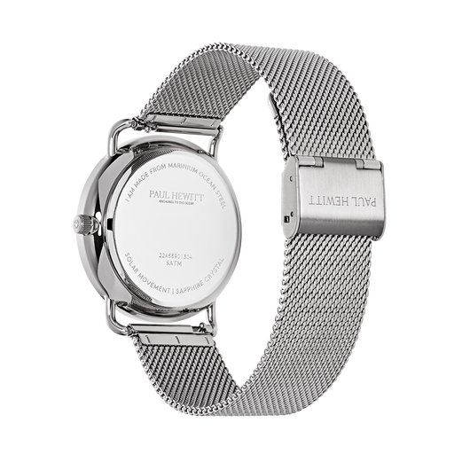 Paul Hewitt Sailor 39 mm Uhr Silber Weiß Sonderangebote