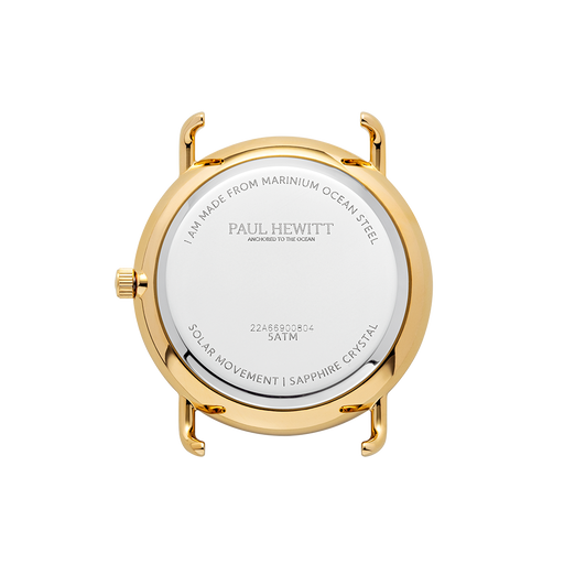 Paul Hewitt Sailor 39 mm Uhr Gold Blau Riesige Ersparnisse