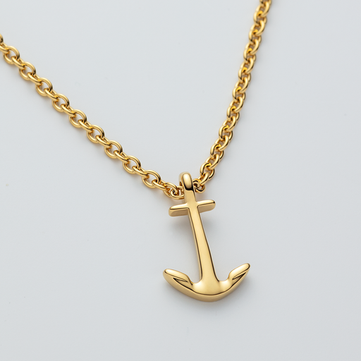 Paul Hewitt Men's Anchor Halskette Gold VIP-Rabatte