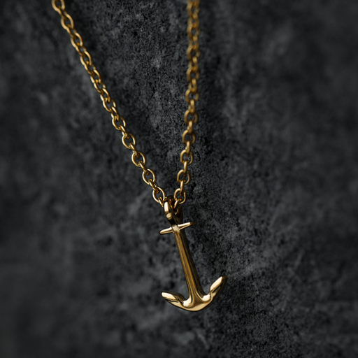 Paul Hewitt Men's Anchor Halskette Gold VIP-Rabatte