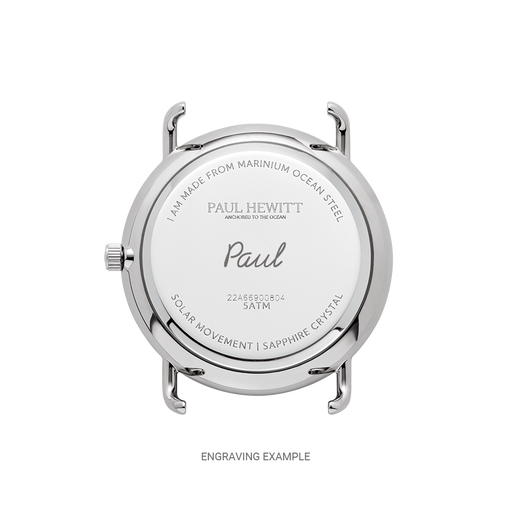 Paul Hewitt Sailor 39 mm Uhr Silber Blau Wochenangebot