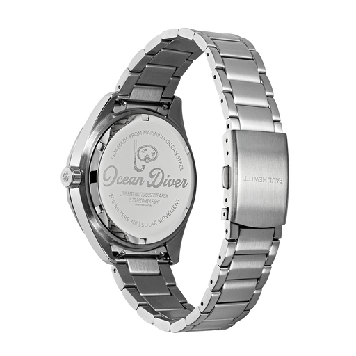 Paul Hewitt Ocean Diver Uhr Silber Weiß Vierteljährliche Förderung