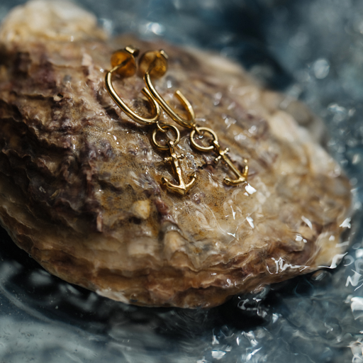 Paul Hewitt The Anchor II Hoops Ohrring Gold Meist gekauft