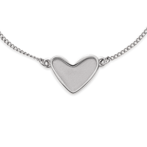 Paul Hewitt Engravable Heart Armkette Silber Sonderangebot