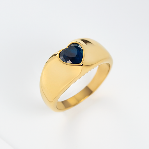Paul Hewitt Bold Heart Ring Gold Online Outlet