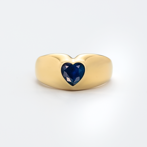 Paul Hewitt Bold Heart Ring Gold Online Outlet