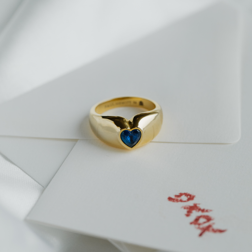 Paul Hewitt Bold Heart Ring Gold Online Outlet