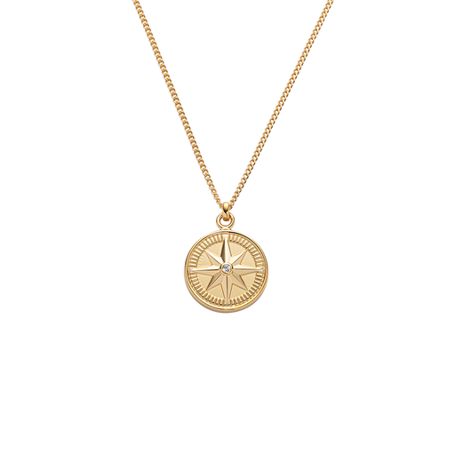 Paul Hewitt Windrose Halskette Gold Sonderangebote