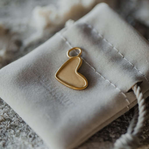 Paul Hewitt Engravable Heart Charm Gold Begrenzte Freigabe