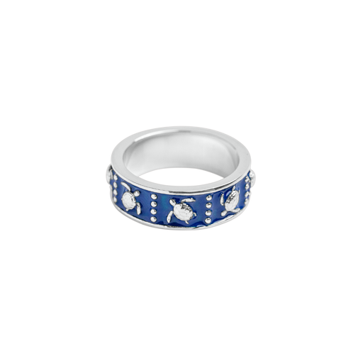 Paul Hewitt Turtle Enamel Ring Silber Letzter Tag