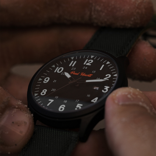 Paul Hewitt Captain's Field Watch Midnight black Riesige Ersparnisse