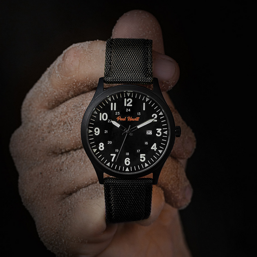 Paul Hewitt Captain's Field Watch Midnight black Riesige Ersparnisse