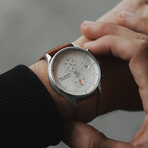 Paul Hewitt Chrono Quartz Leder brown Super Sparpreis