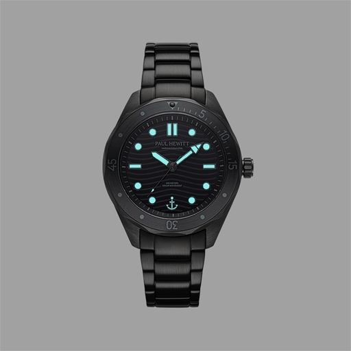 Paul Hewitt Ocean Diver Uhr Schwarz Riesige Rabatte