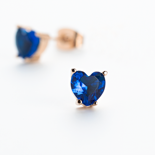 Paul Hewitt Blue Heart Ohrring Roségold Speichern exportieren