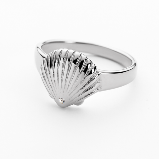 Paul Hewitt Scallop Ring Silber Günstiger Verkauf