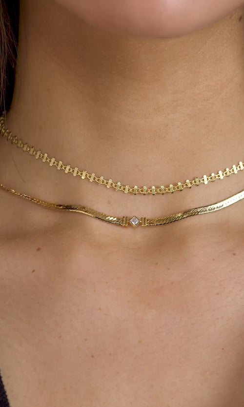 Paul Valentine Retro Sparkling Necklace Exklusive Angebote