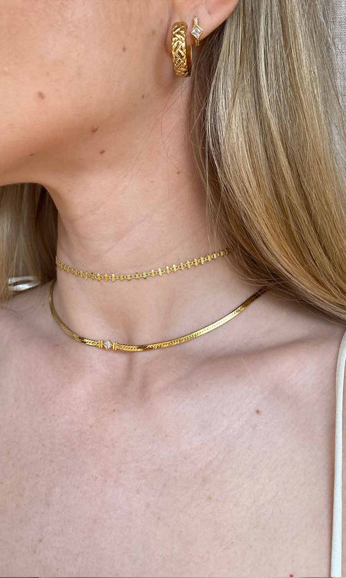Paul Valentine Retro Sparkling Necklace Exklusive Angebote