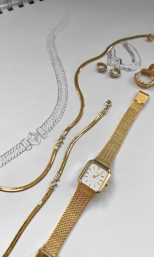 Paul Valentine Retro Sparkling Necklace Exklusive Angebote