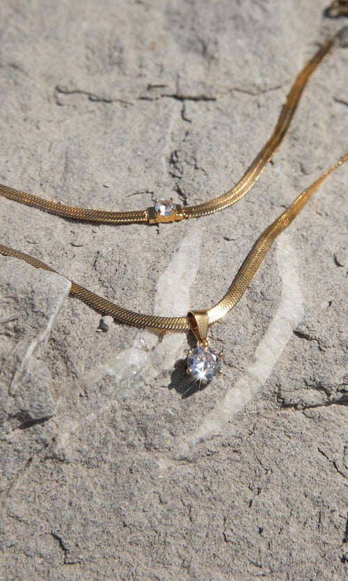 Paul Valentine Brilliant Sleek Necklace Saisonale Angebote