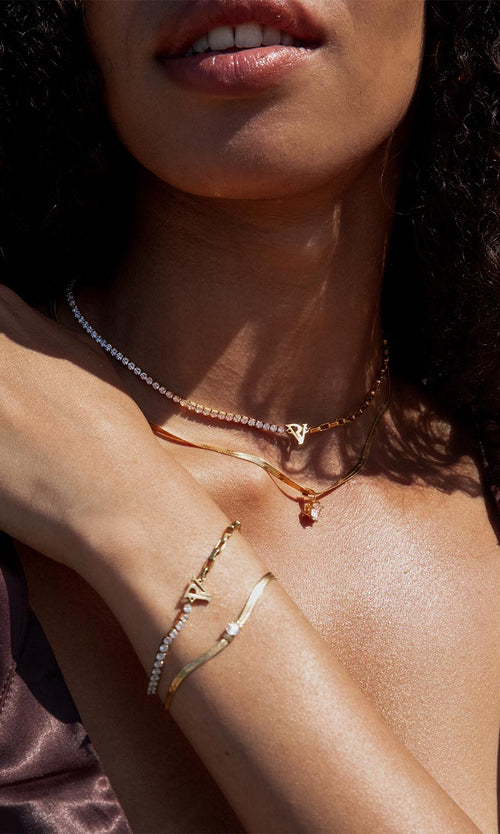 Paul Valentine Brilliant Sleek Necklace Saisonale Angebote