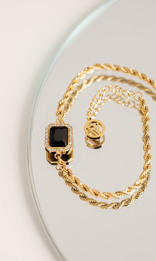 Paul Valentine Pavé Emerald Black Bracelet Letzte 3 Tage