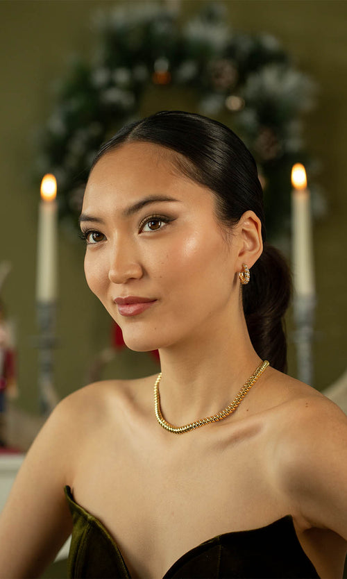 Paul Valentine Sparkle Twisted Hoops Letzte 2 Tage