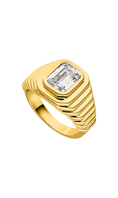 Paul Valentine Emerald Ring White Kostenloser Versand international