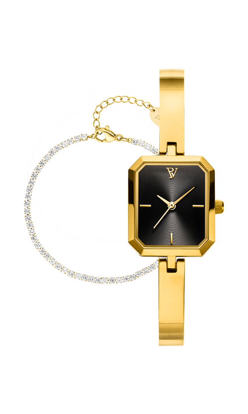 Paul Valentine Ethereal Watch & Sparkling Bracelet Set Jubiläumsangebot