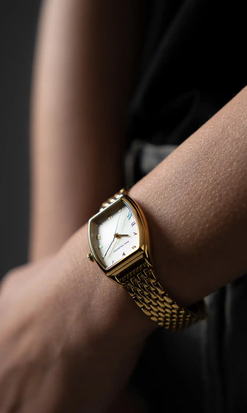 Paul Valentine Avenue Watch Gold Kostenlose Rückgabe