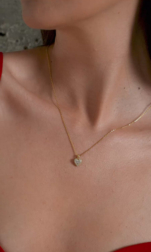 Paul Valentine Pure Heart Necklace Bis zu 65% Rabatt