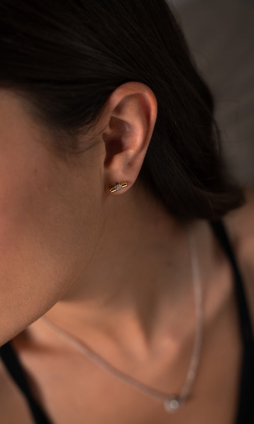 Paul Valentine Pure Ohrstecker 14k vergoldet Bis zu 55% Rabatt