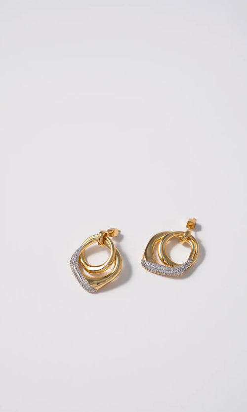 Paul Valentine Crystal Galaxy Earrings Nur noch ein Tag übrig