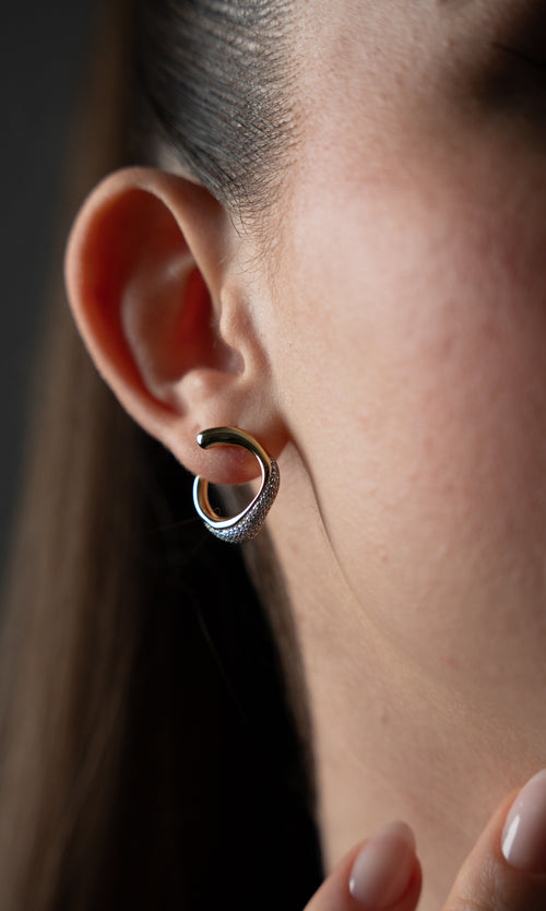 Paul Valentine Crystal Galaxy Ear Studs Super Rabatt
