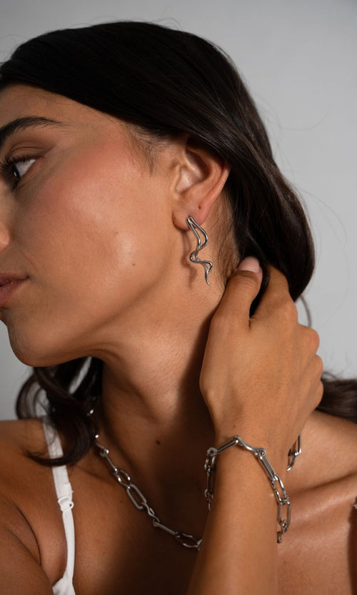 Paul Valentine Wave Rush Earrings Hotsell