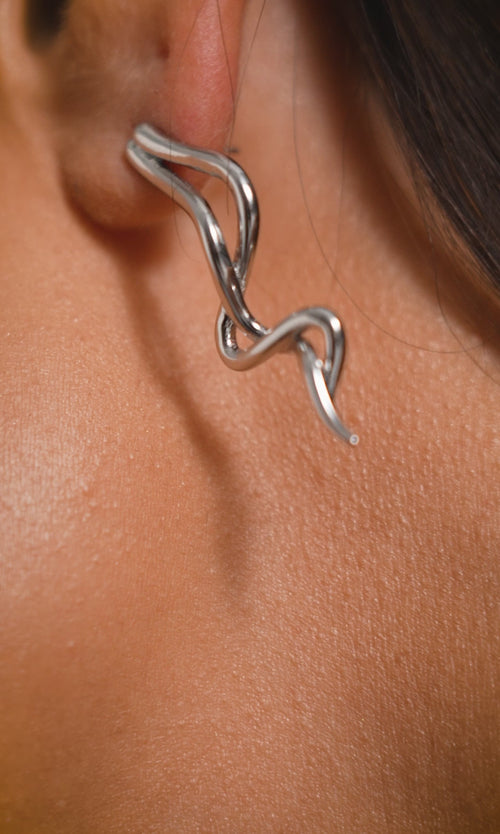 Paul Valentine Wave Rush Earrings Hotsell