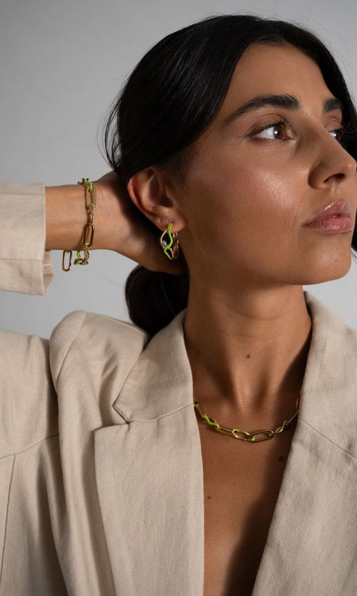 Paul Valentine Wave Rush Enamel Hoops Kostenloser Versand
