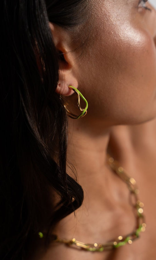 Paul Valentine Wave Rush Enamel Hoops Kostenloser Versand