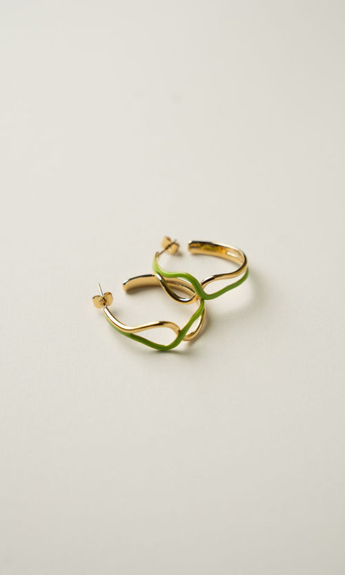Paul Valentine Wave Rush Enamel Hoops Kostenloser Versand