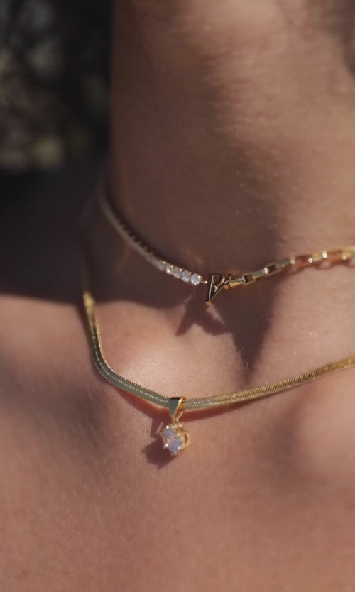Paul Valentine PV Tennis & Chain Necklace Exklusivangebot