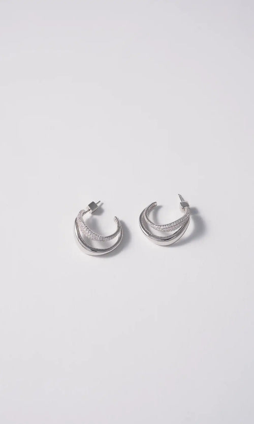 Paul Valentine Crystal Galaxy Hoops Kostenlose Rückgabe